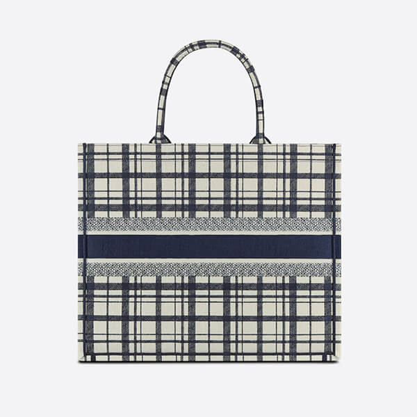 ディオール ブックトートコピーマザーズバッグ チェック CD ロゴ 新作 M1286ZRFZ_M928